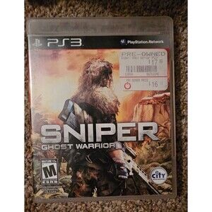 Sniper Ghost Warrior PS3 PlayStation 3 - Complete CIB PS3